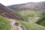 Gray_Mares_Tail_155_08202014 - This was what the descent back down into Moffat Valley looked like as you can see I had to be careful not to slip and fall into the steep slopes on the right