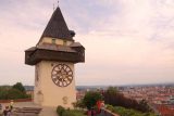 Graz_164_07102018 - Another look back at the Glockenturm situated on the Schlossberg in Graz
