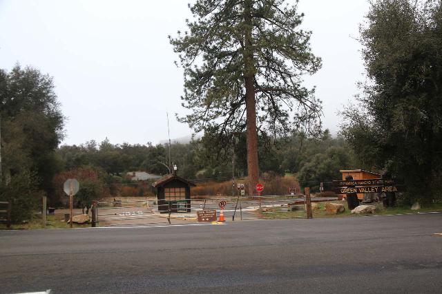 Green_Valley_Falls_011_02102019 - The seasonal closure of the Green Valley Campground forced me to find an alternate place to park the car, which also extended the hike