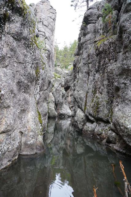 This water obstacle in the Black Hills of South Dakota caught me off-guard where I wished that I had brought a dry bag