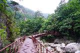 Guryong_167_06132023 - Approaching a bridge on the way to Guryong Falls well beyong the Geumgangsa Temple