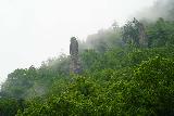 Hagoromo_056_07142023 - More focused look at the pinnacles that perhaps gave rise to the name Tenninkyo Gorge en route to the Hagoromo Falls