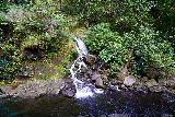 Hanakapiai_Falls_185_11192021 - Looking across Hanakapi'ai Stream at another side waterfall spilling into it from near the end of the Hanakapi'ai Falls Trail