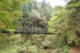 Harafudo_Falls_030_10222016 - Mom on the suspension bridge leading closer to the Harafudo Falls