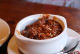 Headwaters_Flagg_Ranch_009_08122017 - A cup of chili served up at Sheffield's in Flagg Ranch