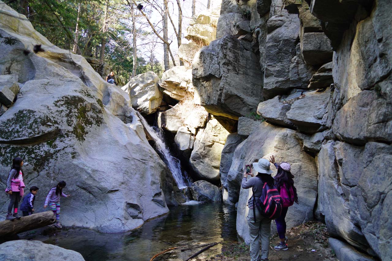 Heart Rock Falls - Waterfall with a Heart-shaped Depression