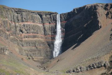 Hengifoss was the star waterfall attraction of the Eastfjords area around Lagarfljót and the town of Egilsstaðir.  While this waterfall was said to be the third tallest waterfall at 118m...
