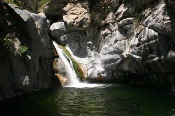 Hermit Falls is that other waterfall in the Big Santa Anita Canyon area near Arcadia.  While most of the attention and traffic are for the impressive Sturtevant Falls, this waterfall seems to be...