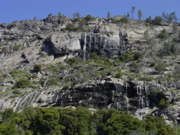 There are a few unnamed waterfalls in Hetch Hetchy I thought might be interesting to point out. These falls have been there each time I have visited so they certainly last longer...