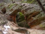 Hidden_Canyon_026_03152003 - The natural arch within Hidden Canyon