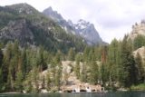 Hidden_Falls_Jenny_Lake_016_08132017 - The boat about to approach the dock at the far western end of Jenny Lake where we'd then begin our hike to Hidden Falls during our August 2017 visit