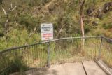 Hindmarsh_Falls_011_11132017 - The familiar barricade at the overlook for the Hindmarsh Falls, meaning trying to get down to the bottom of the falls was prohibited