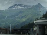Hohe_Tauern_008_jx_07132018 - Looking towards another pair of waterfalls as we were entering a toll station at the southern entrance of the Felbertauern Tunnel