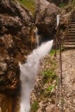 Hollentalklamm_250_06262018 - Looking down towards the brink of a different impressive waterfall towards the head of the Hollentalklamm