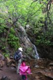 Holy_Jim_Falls_089_04102016 - Julie and Tahia finally making it up to the Holy Jim Falls in low flow during our April 2016 hike
