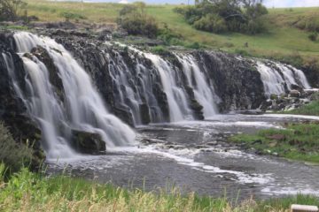 Hopkins Falls was our waterfalling excuse to visit the quieter west end of the Great Ocean Road near the coastal town of Warrnambool.  It was a short but wide waterfall (said to be 11m high and...