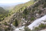 Horsetail_Falls_Alpine_099_05272017 - Just to give you a sense of the steepness of the terrain and the overall size of the Horsetail Falls, the little people you see on the lower left of this photo were at the best viewing spot