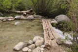 Horsetail_Falls_Alpine_152_05272017 - Going back across this stream crossing with makeshift log bridge to get across it without getting wet