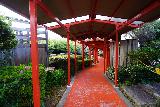 Hotel_Urashima_069_04112023 - Following a covered walking path on the garden atop the Hotel Urashima
