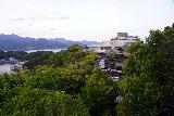 Hotel_Urashima_095_04112023 - Looking towards the top building of the Hotel Urashima from a lookout tower in the garden area