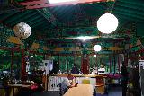 Huibang_104_06142023 - Inside the cafe building at the Huibangsa Temple