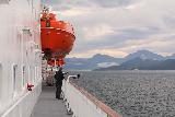 Hurtigruten_day2_040_06302019 - Looking along the deck as the Hurtigruten was headed towards Geirangerfjorden