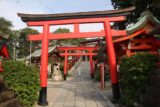 Inuyama_Castle_009_10212016 - Torii gates near the shrine beneath the Inuyama Castle