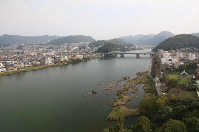 Inuyama_Castle_057_10212016 - One of the highlights of the Inuyama Castle was the view from the top of the castle, which also took in the Kiso River (or Kisogawa; said to be Japan's version of the Rhine)