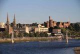 Inverness_052_08272014 - View of the major sights of Inverness seen from a bridge outside the pedestrian-friendly area to the north fo the city
