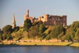 Inverness_062_08272014 - Another look at Inverness Castle bathed in late afternoon sunlight on a clear day