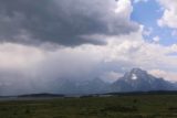Jackson_Lake_097_08132017 - Clouds touching the ground as the squall descended upon the Tetons in the distance as seen from the Jackson Lake Lodge
