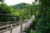 Jaein_028_06112023 - Looking across the suspension bridge fronting the Jaein Falls
