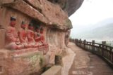 Jiajiang_Qianfoyan_031_04282009 - Red statues at Qianfoyan