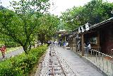 Jinguashi_041_06302023 - Looking along some railroad tracks on the way to the main part of the Jinguashi Gold Museum