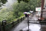 Joren_Falls_006_10162016 - Walking down towards the Joren-no-taki waterfall in the rain