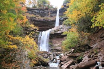 Kaaterskill Falls was an impressive two-tiered waterfall in the Catskill Mountains said to have a cumulative drop of about 260ft, where the upper drop was said to be 175ft.  We were curious about...