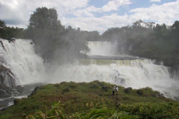 Kabwelume Falls (I've also seen it spelled Kabweluma Falls) was definitely one of the most spectacular waterfalls on the Kalungwishi River, in our opinions at least.  Well, at least this and...