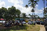 Kahuku_025_11242021 - Looking back at the parked cars and the other food trucks in the vicinity of Giovanni's in Kahuku