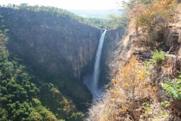 Kalambo Falls is said to be Africa's second tallest free-leaping or single-drop waterfall at 221m.  Moreover, it is also Zambia's other cross-border waterfall as it's shared with Tanzania...