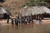 Kalambo_Falls_150_06022008 - Waving good-bye at the village kids as we boated back to Isanga Bay