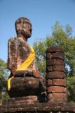 Kamphaeng_Phet_076_01052009 - A sashed corroded Buddha at Wat Sing