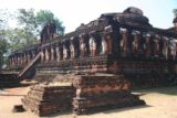 Kamphaeng_Phet_084_01052009 - The elephant-lined ruin of Wat Chang Rob