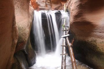 Kanarraville Falls was really a series of attractive waterfalls within Kanarra Creek Canyon that passed through a pair of attractive narrows while also presenting scrambling obstacles to overcome...