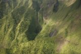 Kauai_Inter_Island_heli_515_12272006 - A trio of thin waterfalls at the so-called Fake Crater
