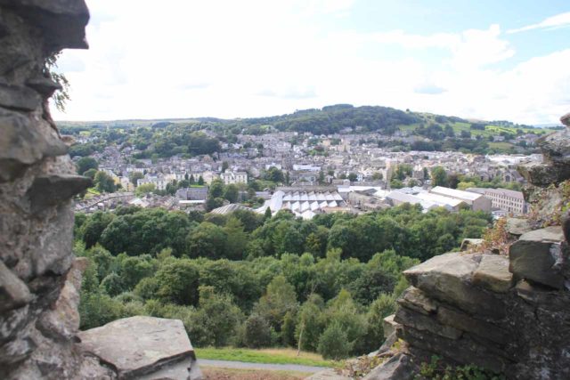 Kendal_Castle_035_08192014 - Within the town of Kendal, we also visited the ruins of Kendal Castle, which was a surprisingly atmospheric experience while also giving us views of the town like this