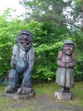 Kinsarvik_007_jx_06242005 - More troll statues near the Kinsarvik Hotel