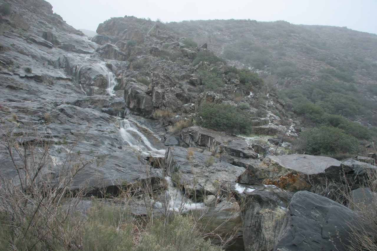 Kitchen Creek Falls Remote Desert Waterfall Near The PCT   Kitchen Creek Falls 045 02142008 