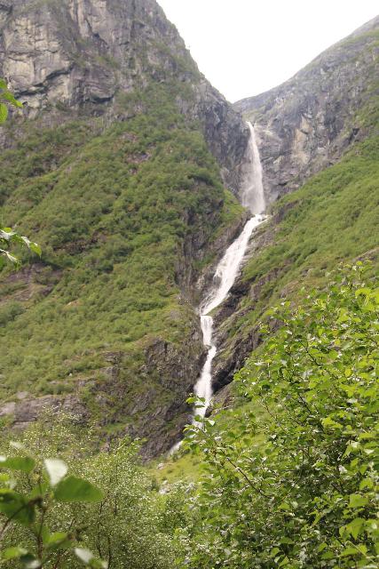 Kjenndalsbreen_197_07192019 - Another one of the waterfalls tumbling into the head of the Kjenndal Valley.  This unnamed one was at the west wall of the valley