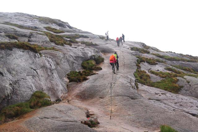 Kjerag_036_06222019 - A large part of the initial climb involved taking advantage of chains to help with footing in addition to helping with pulling yourself up on the Kjerag hike