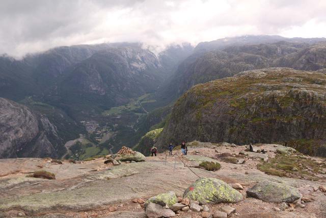 Kjerag_129_06222019 - Looking down towards the top end of the last section of chains on the third climb as I approached the Kjerag plateau